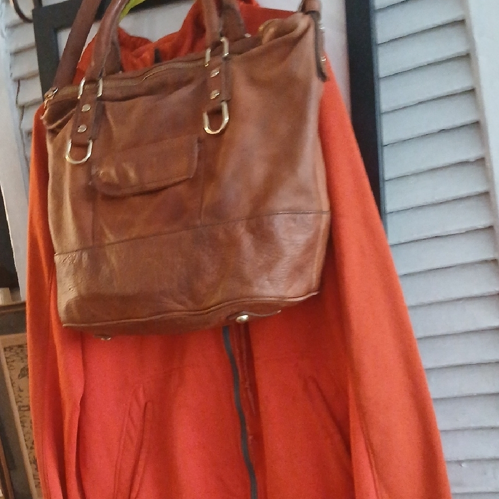 Coach Brown Leather Shoulder Bag - Picture 4 of 5